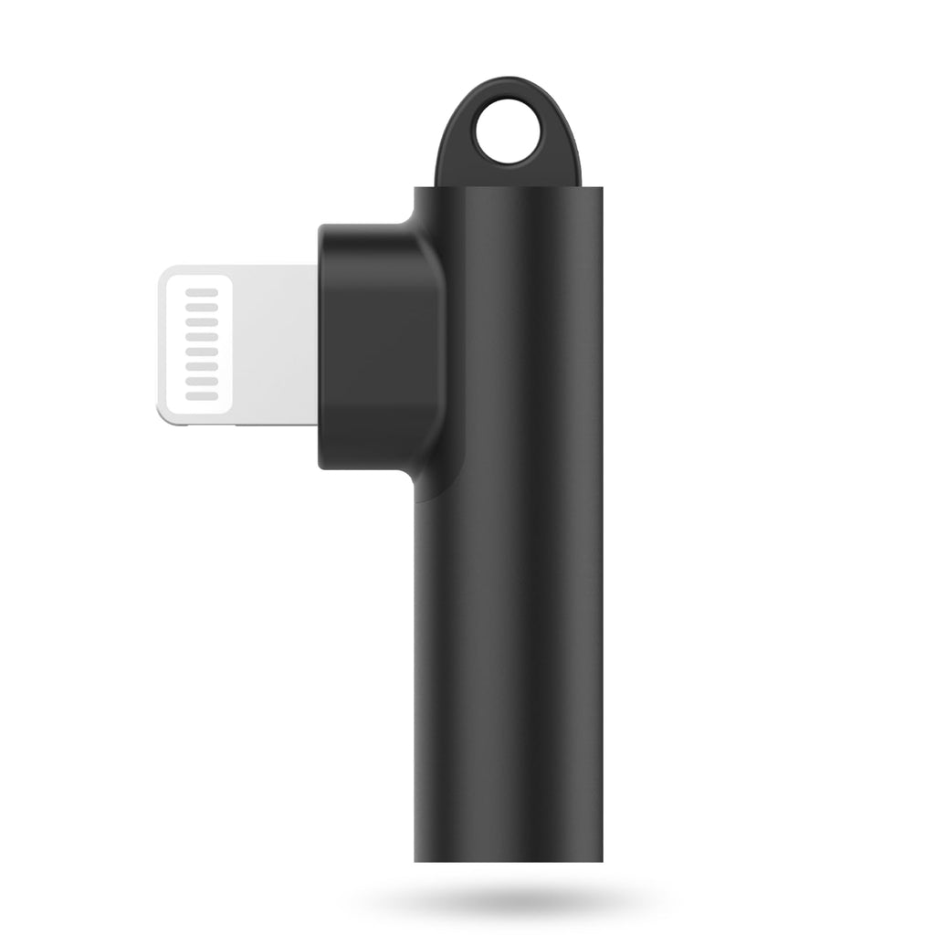 Mangotek iPhone Headphone AdapterApple MFi Certified Lightning to 3.5 mm Headphone Jack Adapter Headphone Adapter to iPhoneDongle for iPhone 14/13/12/11/11 Pro Max/SE/X/XR/XS/8/7(Black1 Pack)