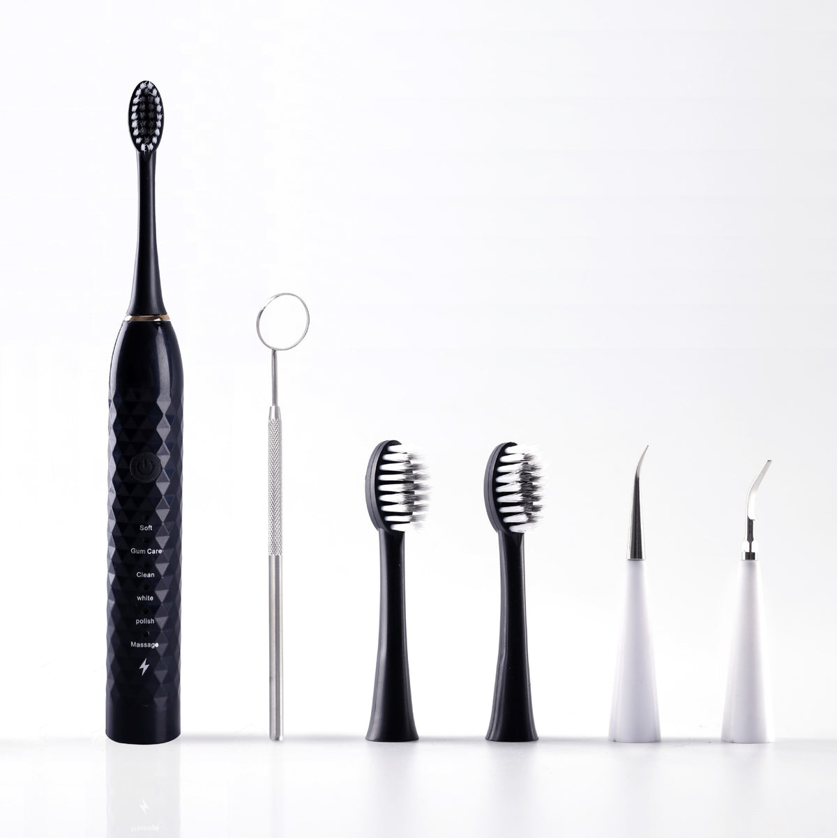Electric Sonic Toothbrush Set with Multiple Brush Heads